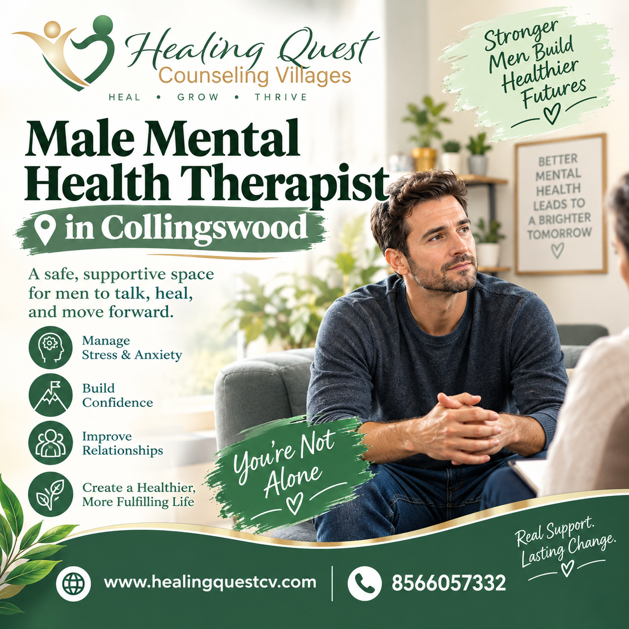 Are You Burned Out, Angry, or Emotionally Numb? When Men Should Consider Therapy